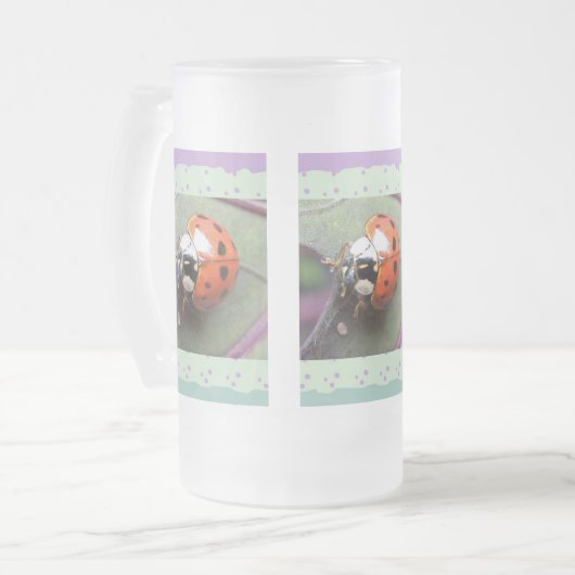 Ladybug Mattierte Tasse (Vorderseite Links)