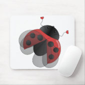 Ladybug mit Opernflügel Mousepad (Mit Mouse)