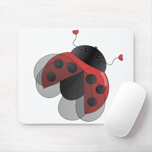 Ladybug mit Opernflügel Mousepad (Mit Mouse)