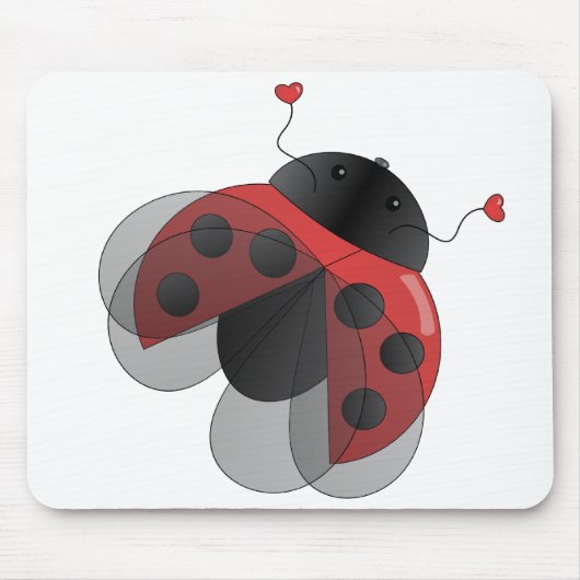 Ladybug mit Opernflügel Mousepad (Vorne)
