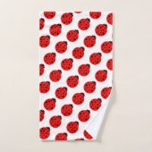 Ladybug Monogram Badhandtuch Set (Handtuch)