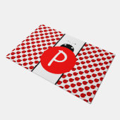 Ladybug Monogram Fußmatte (Schrägansicht)