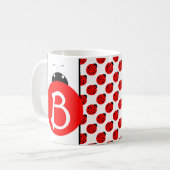 Ladybug Monogram Kaffeetasse (Vorderseite Links)