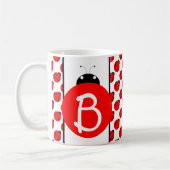 Ladybug Monogram Kaffeetasse (Links)