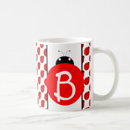 Ladybug Monogram Kaffeetasse