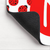 Ladybug Monogram Mousepad (Ecke)