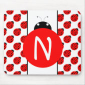 Ladybug Monogram Mousepad (Vorne)