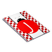 Ladybug Monogram Notizblock (Rechte Seite)
