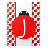 Ladybug Monogram Notizblock (Vorderseite)