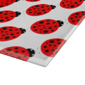 Ladybug Monogram Schneidebrett (Ecke)