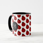 Ladybug Monogram-Tasse Tasse (Vorderseite Links)