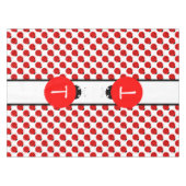 Ladybug Monogram Tischdecke (Vorderseite (Horizontal))