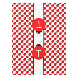 Ladybug Monogram Tischdecke