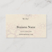 Ladybug Monogram Visitenkarte (Rückseite)