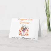 Ladybug Mops Card Karte (Rückseite)