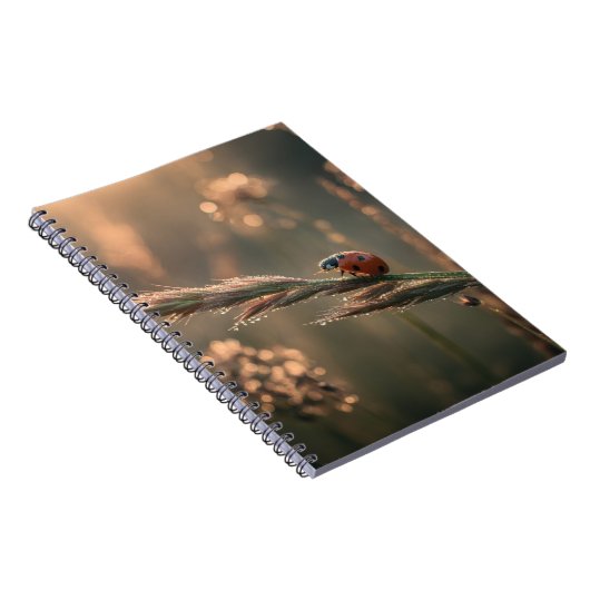 Ladybug Morning Dew-Notebook Notizblock (Rechte Seite)