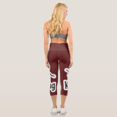 Ladybug Motivation Sticker Capri Leggings (Rückseite)