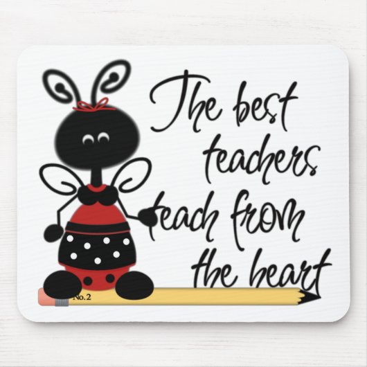 Ladybug Mouse Pad für Lehrer Mousepad (Vorne)