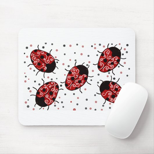 Ladybug Mousepad (Mit Mouse)