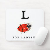 Ladybug Mousepad (Mit Mouse)