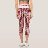 Ladybug Muster Custom Capri Leggings (Rückseite)