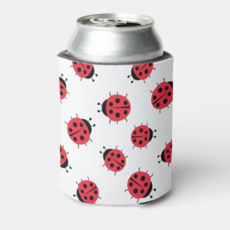 Ladybug Muster Print Can Cooler Dosenkühler