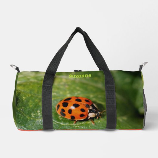 Ladybug Nah Personalisiert Duffle Bag (Vorderseite)