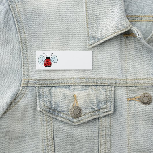 Ladybug Namensschild (Beispiel)
