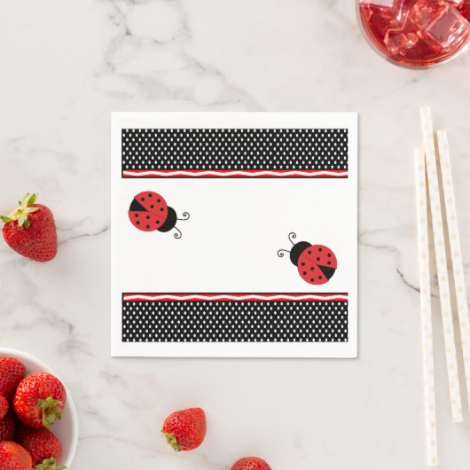 Ladybug Napkins Serviette (Beispiel)