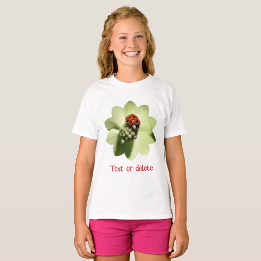 Ladybug Nature  Personalized T-Shirt (Vorne ganz)