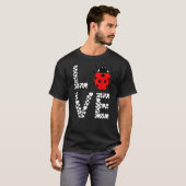 Ladybug Niedlich Ladybug Insekt Bug Liebe Entomolo T-Shirt (Vorne ganz)