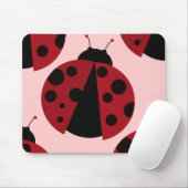 Ladybug Niedlich Mousepad (Mit Mouse)