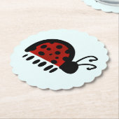 Ladybug niedliche Abbildung Untersetzer (angewinkelt)