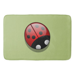 Ladybug, Niedliche Ladybug, Red Ladybug, Ladybird Badematte