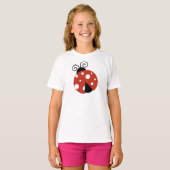 Ladybug, Niedliche Ladybug, Red Ladybug, Ladybird T-Shirt (Vorne ganz)