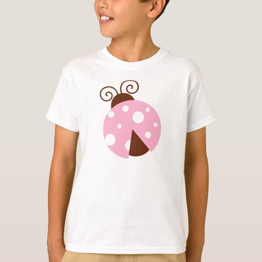 Ladybug, Niedliche Ladybug, rosa Ladybug, Ladybird T-Shirt (Vorderseite)