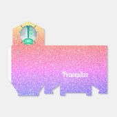 Ladybug niedlicher Glitzer-Gefälle Geschenkschachtel (Ungefaltet)