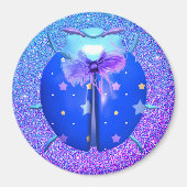 Ladybug niedlicher Glitzer-Gefälle Magnet (Vorne)