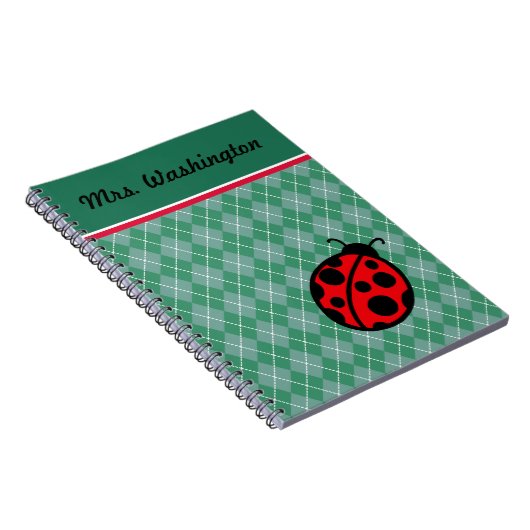 Ladybug Notebook Geschenk Notizblock (Rechte Seite)