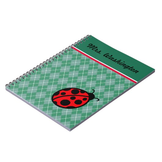 Ladybug Notebook Geschenk Notizblock (Linke Seite)