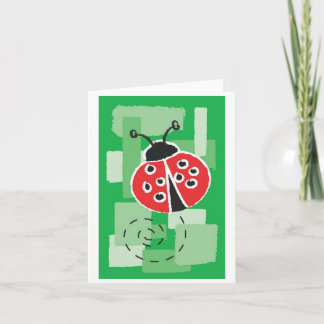 LadyBug Notecard Karte