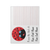 Ladybug Notizblock (Rotiert)