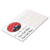 Ladybug Notizblock (angewinkelt)