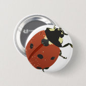 LadyBug Office-Zuhause personalize Destiny Destiny Button (Vorne & Hinten)