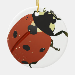 LadyBug Office-Zuhause personalize Destiny Destiny Keramikornament