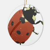 LadyBug Office-Zuhause personalize Destiny Destiny Keramikornament (Links)