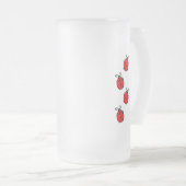 LadyBug Office-Zuhause personalize Destiny Destiny Mattglas Bierglas (VorderseiteRechts)