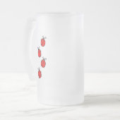 LadyBug Office-Zuhause personalize Destiny Destiny Mattglas Bierglas (Vorderseite Links)