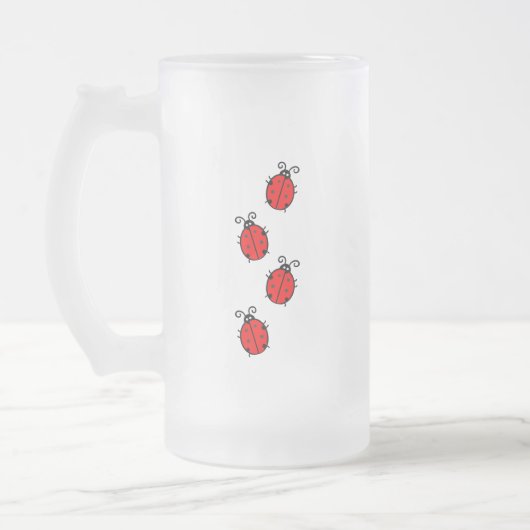 LadyBug Office-Zuhause personalize Destiny Destiny Mattglas Bierglas (Links)