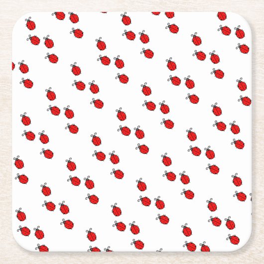 LadyBug Office-Zuhause personalize Destiny Destiny Rechteckiger Pappuntersetzer (Vorderseite)